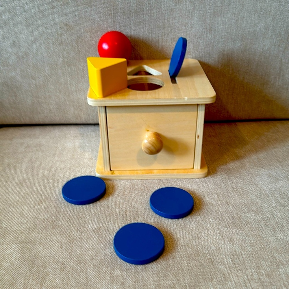 Montessori Ball Drop with drawer